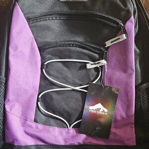Backpack Black and Purple